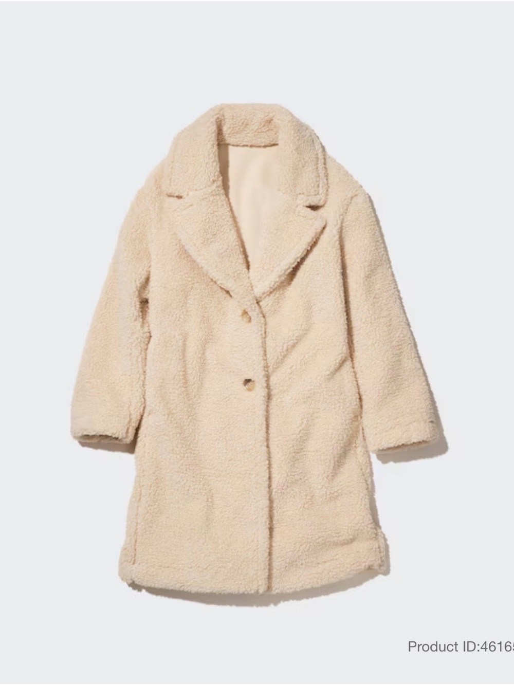 Uniqlo Windproof Outer Fleece Tailored Coat